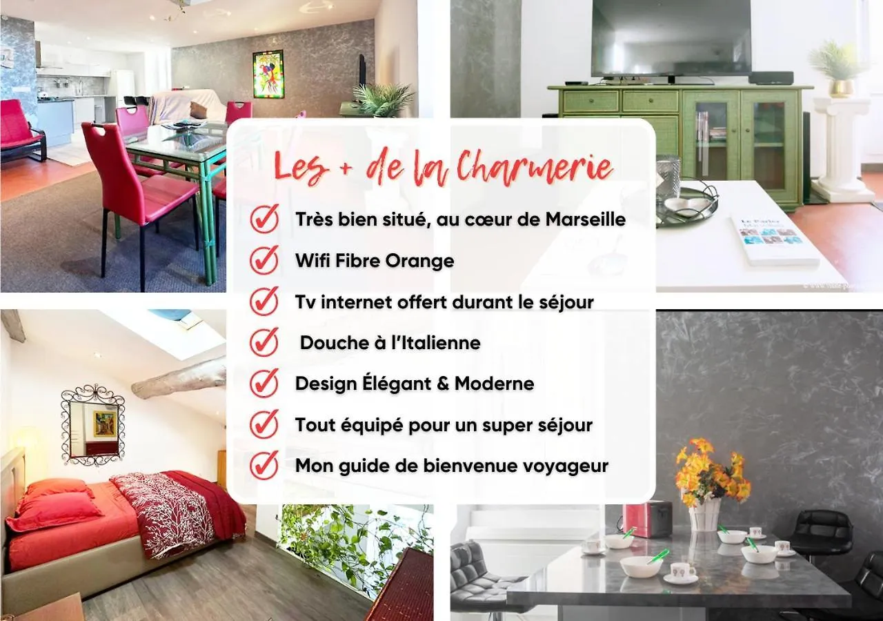 La Charmerie Duplex Climatise A 5Min Du Vieux Port Марсель