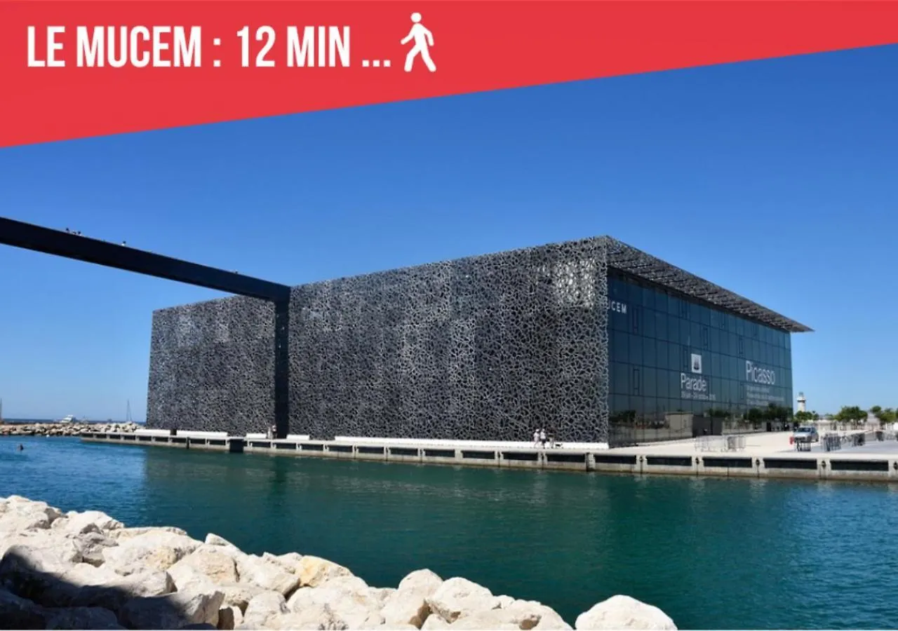 La Charmerie Duplex Climatise A 5Min Du Vieux Port Марсель Франция